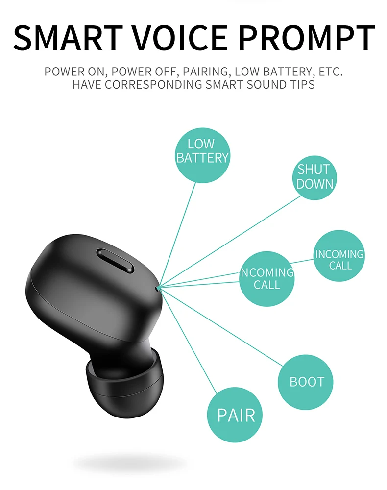 Dianxien K3B TWS bluetooth-гарнитура 5,0, беспроводная Спортивная мини-гарнитура с автоматическим включением, бинауральная стереогарнитура 5,0