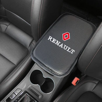 

1pcs Auto Console Central Armrest Soft Pad Cushion Mat For Renault koleos duster megane 2 logan renault clio Car Accessories