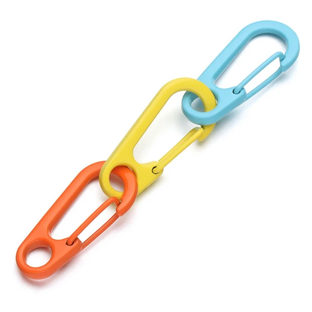 50Pcs 100Pcs Plastic Mini Circle Snap Hook Lobster Clip For Camping Hiking  Backpack DIY Key Ring Keychain Clasp - AliExpress