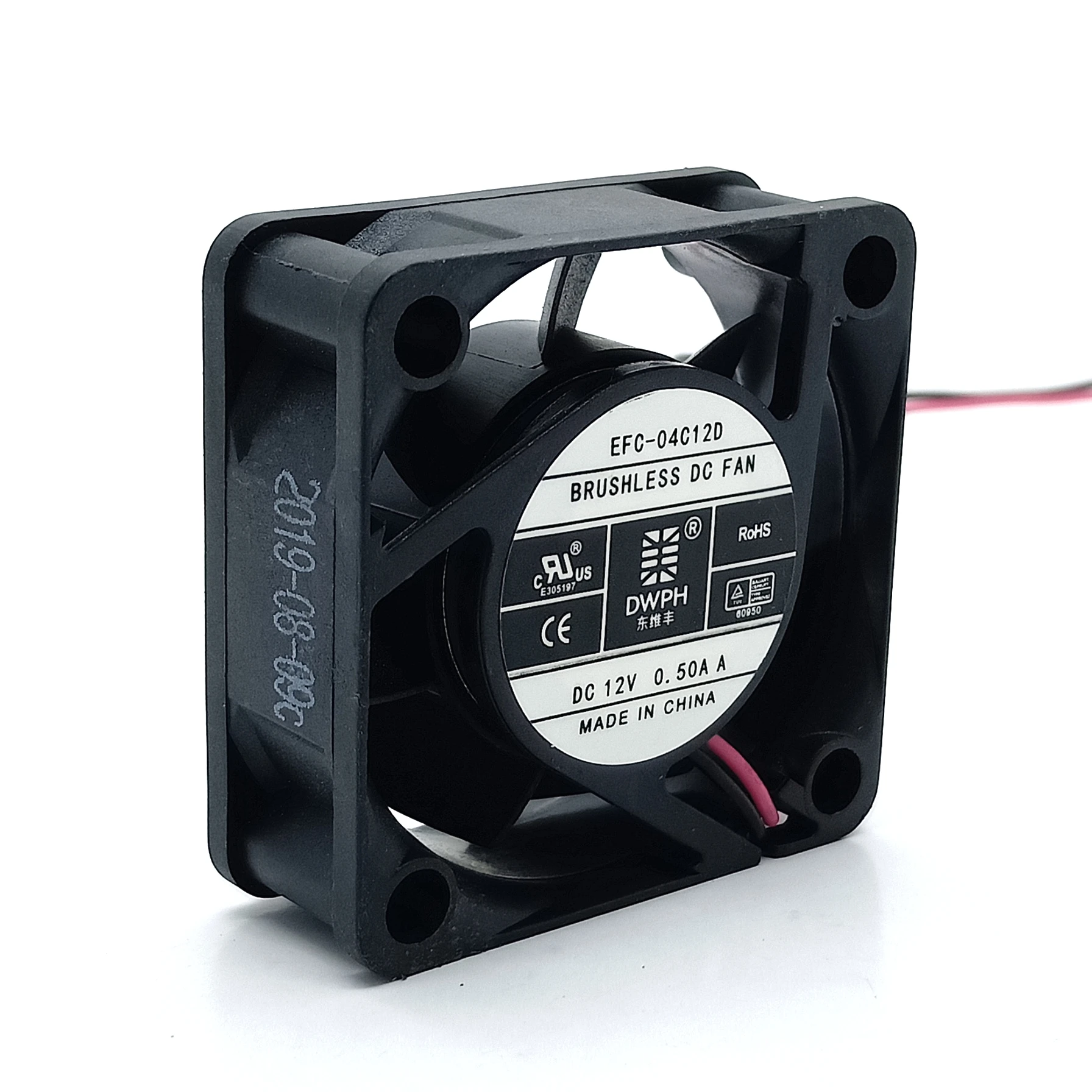 

New EFC-04C12D 4015 12V Two-Wire Inverter Chassis Cooling Fan Wind 0.50a