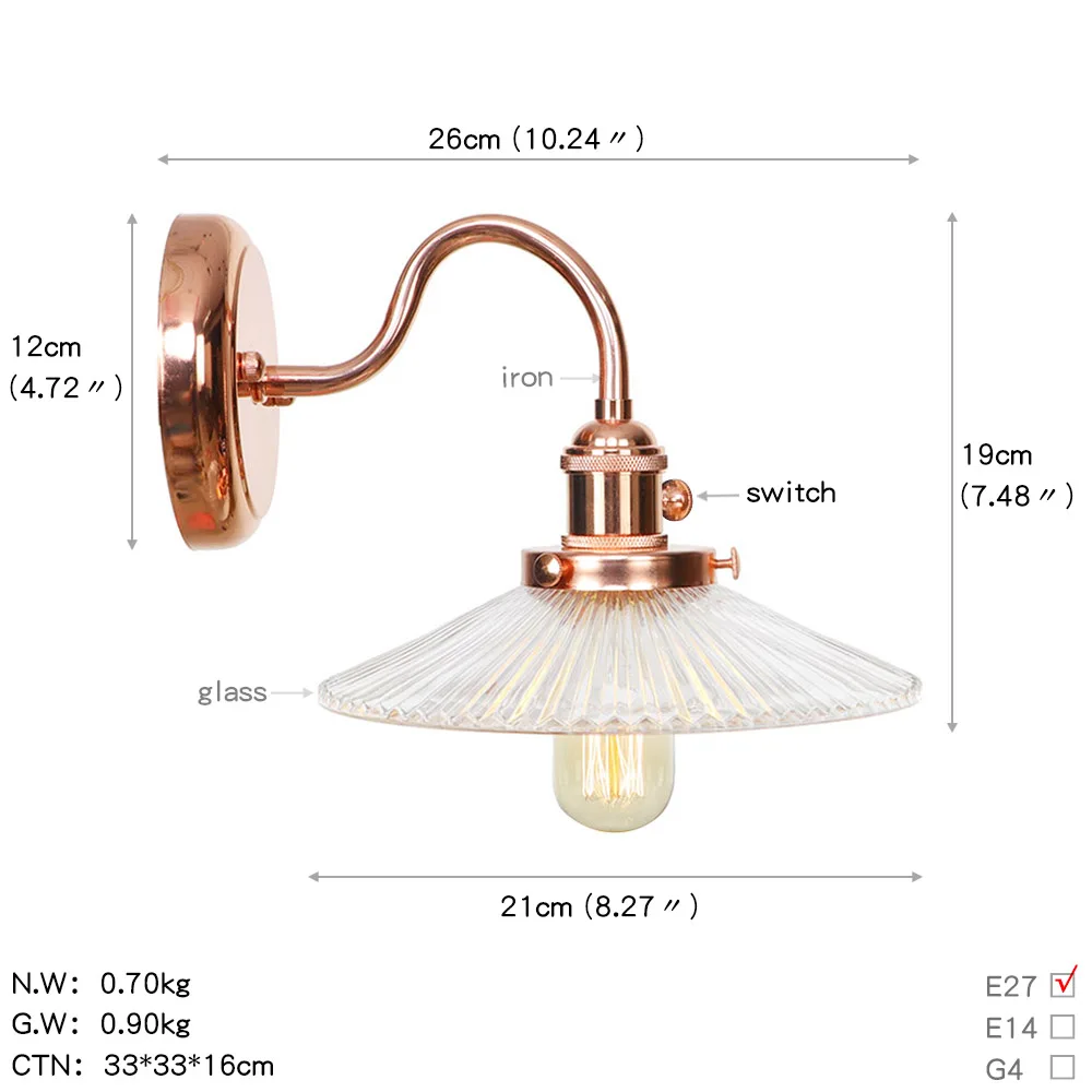 BA126玫瑰金  尺寸图英文版
