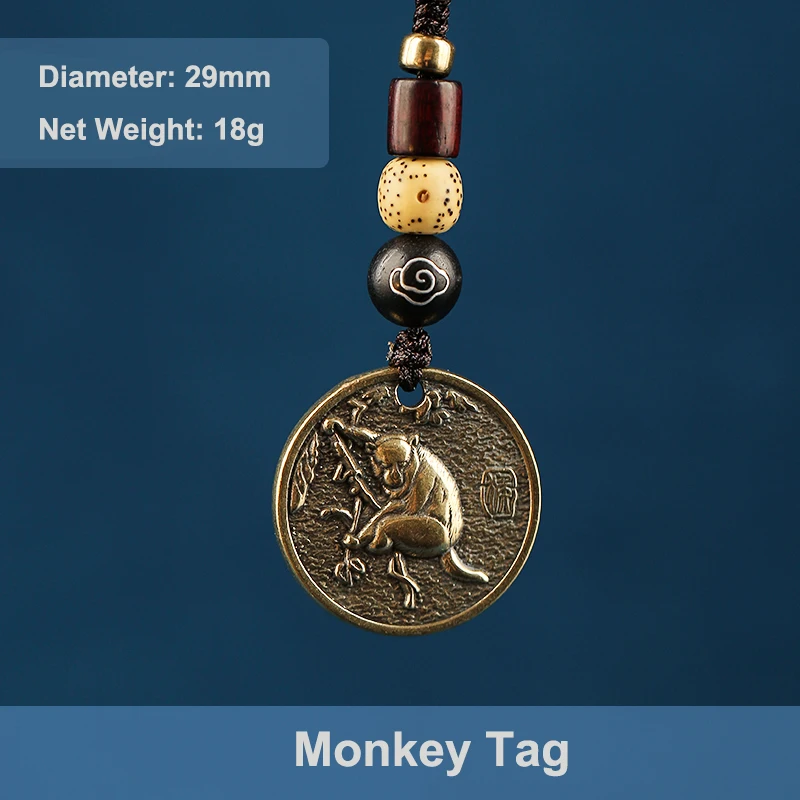 animal tag rope keychain  (1)