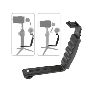 

L-shaped Extended Holder Bracket Hand Grip Stabilizer Accessories with 1/4 Inches Screw for DJI Osmo Mobile 2 Zhiyun Smooth 4