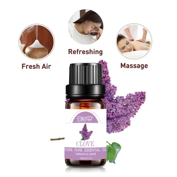 

Elite99 10ml Clove Natural Essential Oil for Humidifier Aromatherapy Body Massage Oil Improve Immunity Skin Care Essential Oils