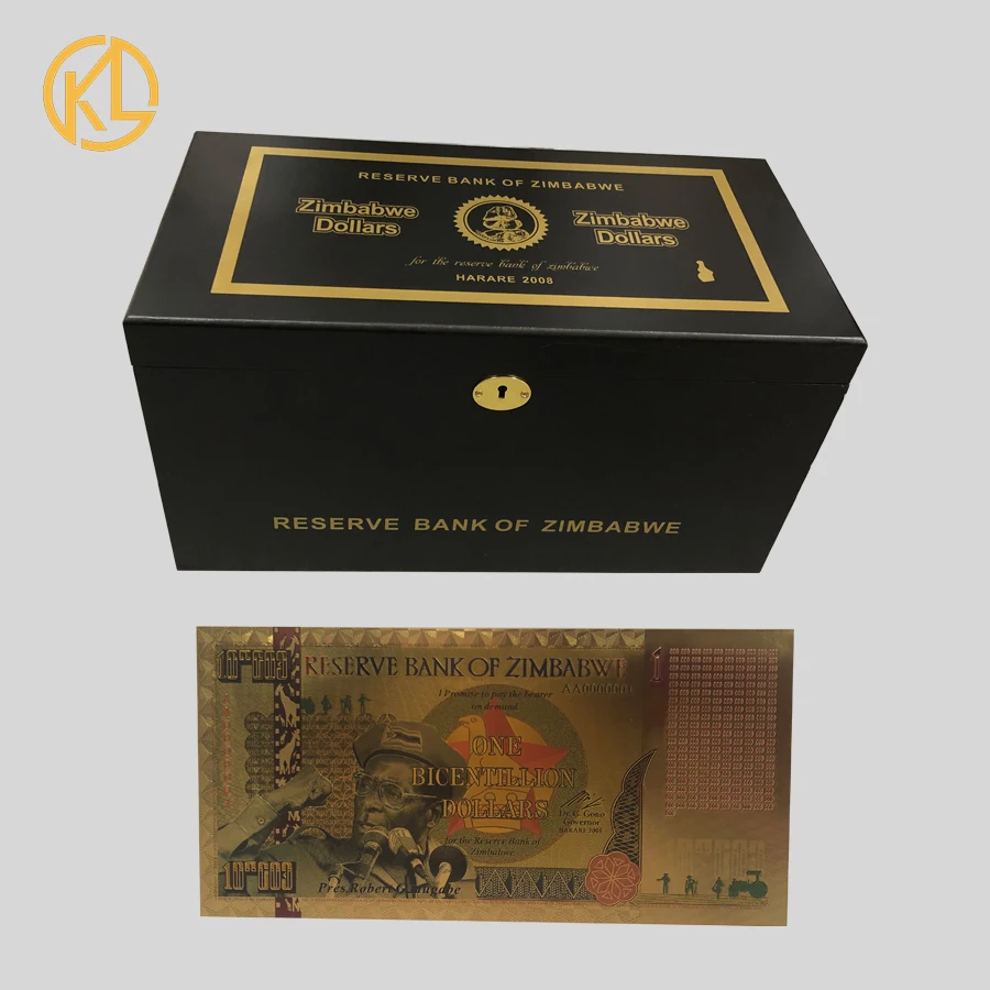 All Zimbabwe Dollars One Bicentillion Trillion Quintillion Trillion Quintillion