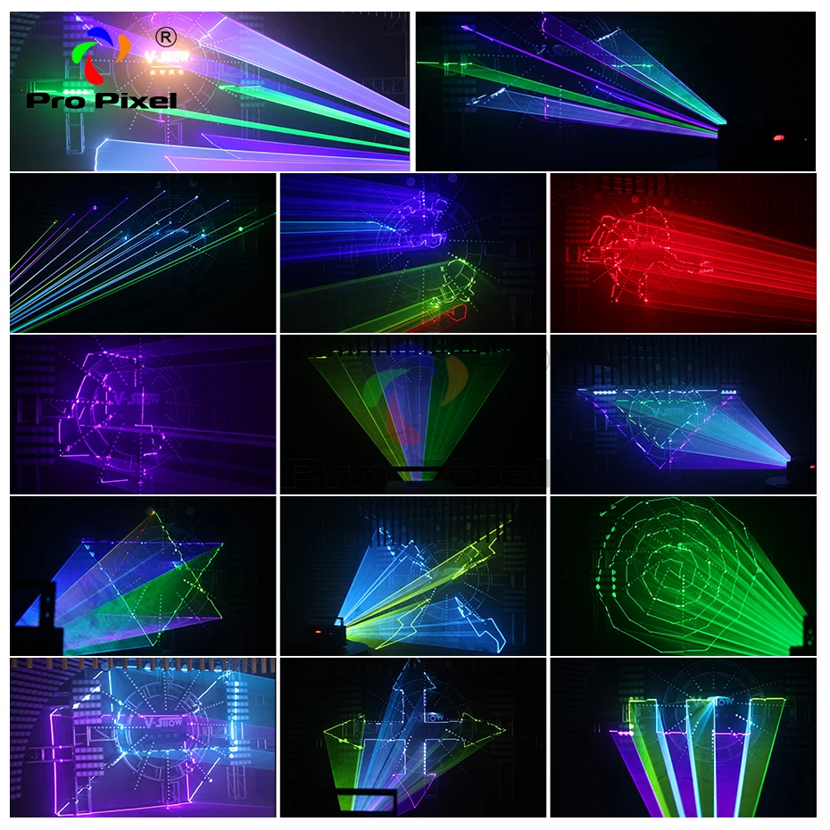 1 Вт 3 6 сценический лазерный светильник анимационный RGB DJ шоу полноцветный