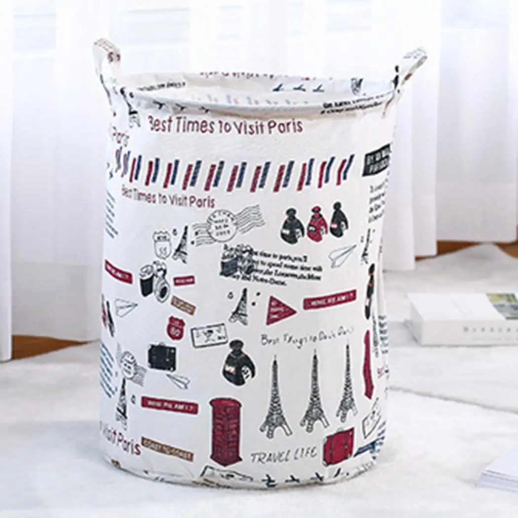 13 pattern Laundry Large Basket Foldable Dirty Clothes Sundries Storage Home Organizer Fashion basket