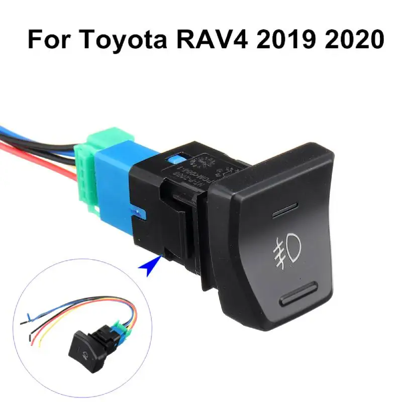 for Toyota RAV4 2019 2020 2021 Fog Light Switch Button 12V Upgrade