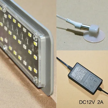 

15W Aquarium LED Lighting Touch Screen Fish Tank Light Lamp Aquatic Plant Lighting Waterproof Clip-on Lamp