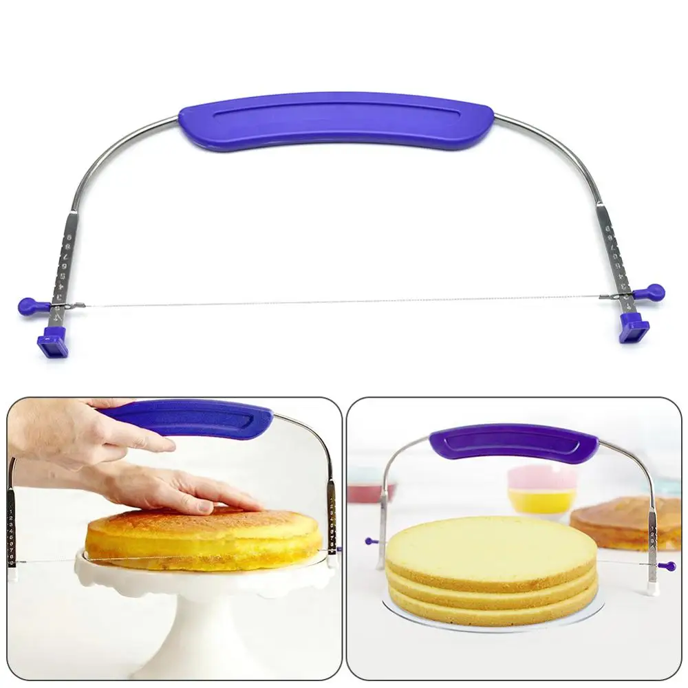Adjustable Cake Leveler Stainless Steel Wide Professional Layer Slicer