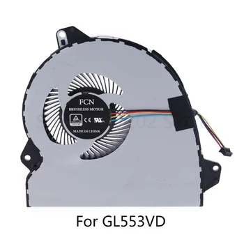 

Laptop CPU Cooling Fan Cooler Radiator Replaceme for ROG Strix GL553 GL553V GL553VD GL553VE FX53VD KX53VE ZX53VW