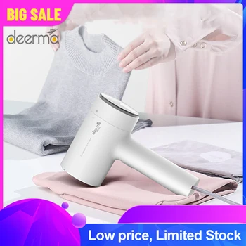 

Deerma Mini Electric Garment Steamer Handheld Clothes Wrinkle Remover 100ml 1000W Powerful 15s Fast-Heat Garment Steamer