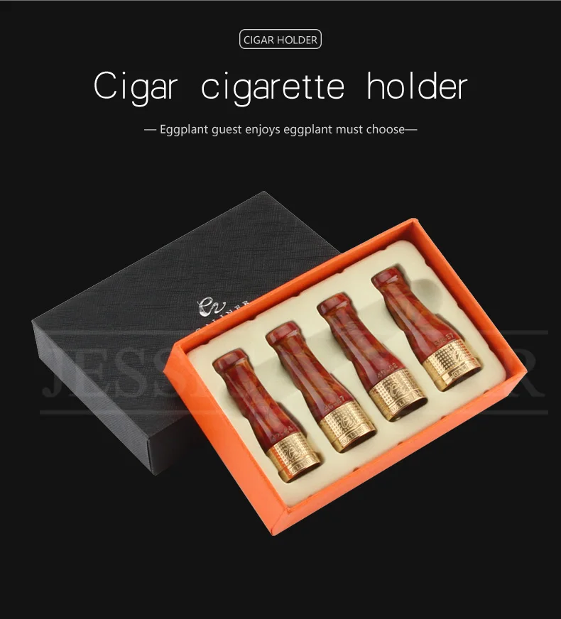 GALINER держатель для сигар пепельница смоляный сигарный мундштук труба 4 размера портбл стойка для сигар