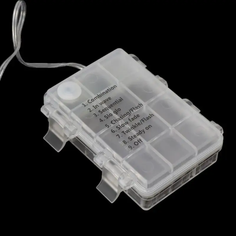 

10m LED Light String Waterproof Remote Control Fairy Lamps 8 Modes Copper Wire E65B