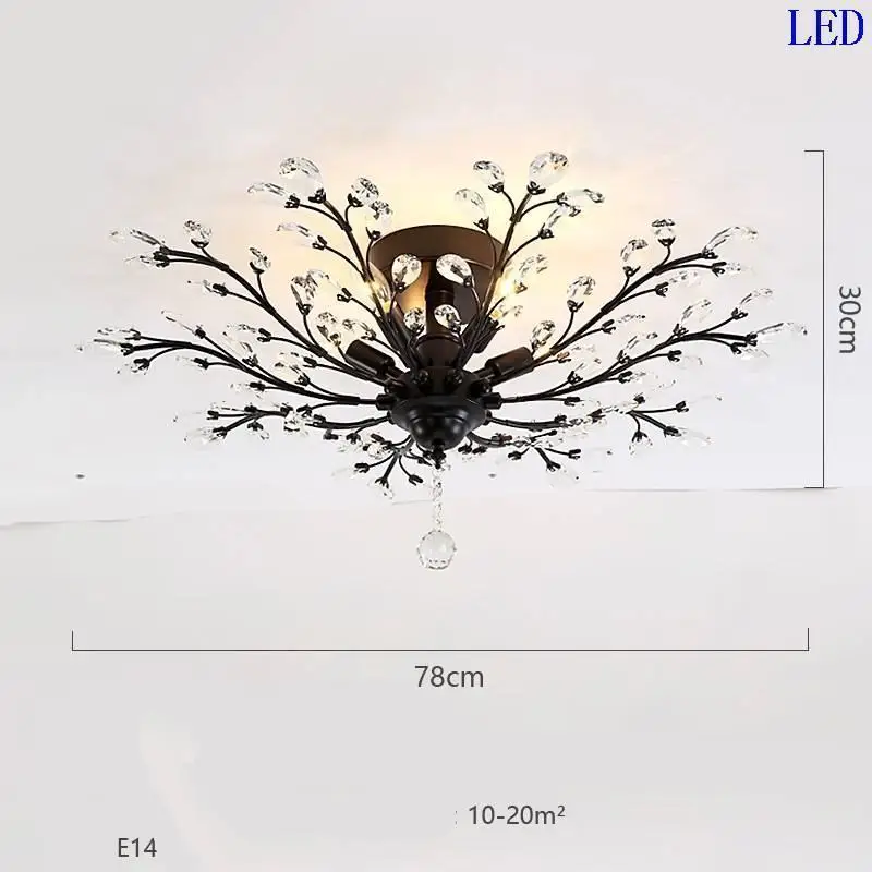 Комната moderne светильник colgante moderna домашний осветительный прибор plafondlamp lampara де techo Кристалл plafonnier потолочный