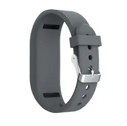 Adjustable Soft Silicone Fashion Wristband Strap for Garmin Vivofit 3 (GRAY)