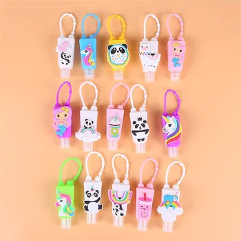 

30ml Animal Pattern Food Silicone Mini Hand Sanitizer Holder Travel Portable Gel Holder Hangable Liquid Dispenser Containers