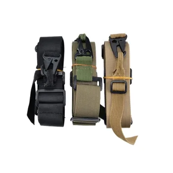 

Best! Hunting Belt Outdoor Multi Functional Simple Style High Density Nylon Soft Back Strap Sportswear Accessories