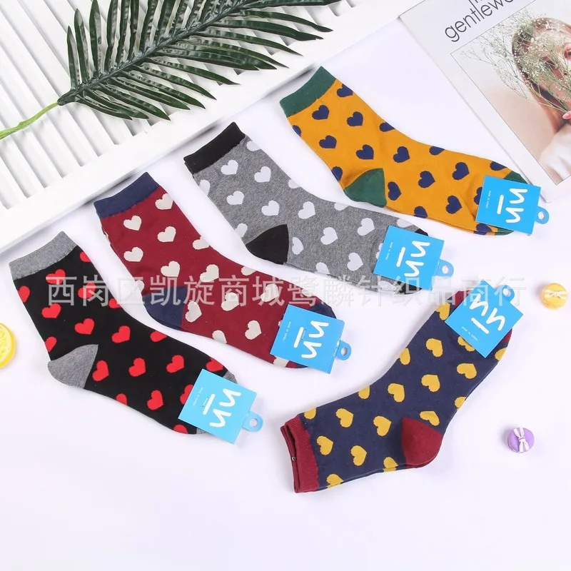 Корейские маленькие женские хлопковые носки harajuku, модные милые удобные носки для отдыха, calcetines mujer divertido