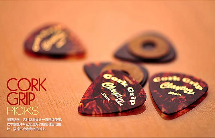 American Production Clayton Cork Standard Cork Grip Electric Guitar Folk Music Acoustic Guitar Bass Plectrum