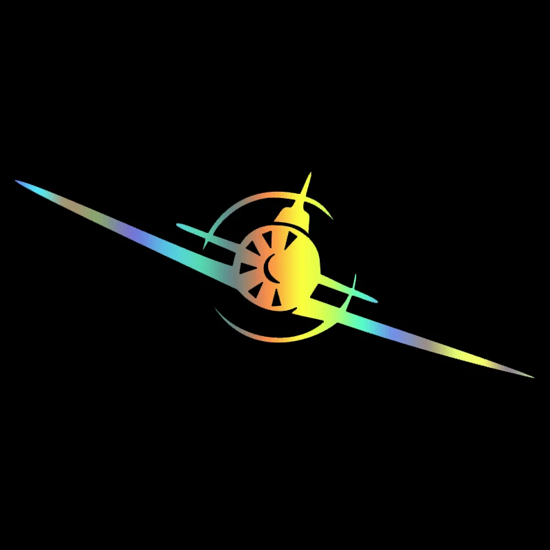 

S52153# Various Sizes Car Stickers Vinyl Decal Бомбардировщик пикирует Motorcycle Decorative Accessories Creative Laptop Helmet