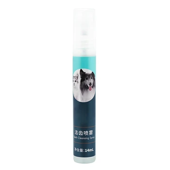 

Cat Dog Fresh Oral Spray Breath Freshener Remove Odor Prevention Plaque Dental Pet Cleansing Spray Dog Cleaning Supplies 14ml