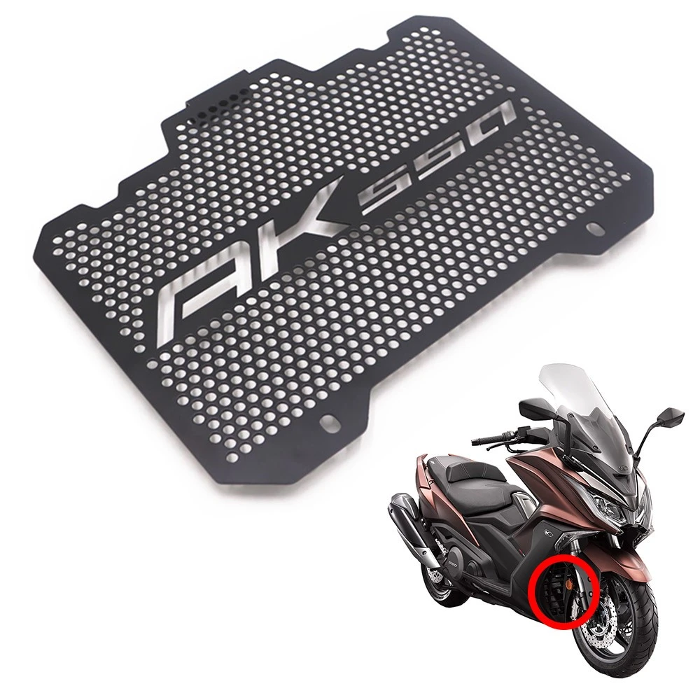 Black Motorcycle Accessories Radiator Guard Protector Grille Grill Cover  For Kymco AK550 Ak 550 2017 2018 2019 2020 2021|Covers \u0026 Ornamental  Mouldings| - AliExpress
