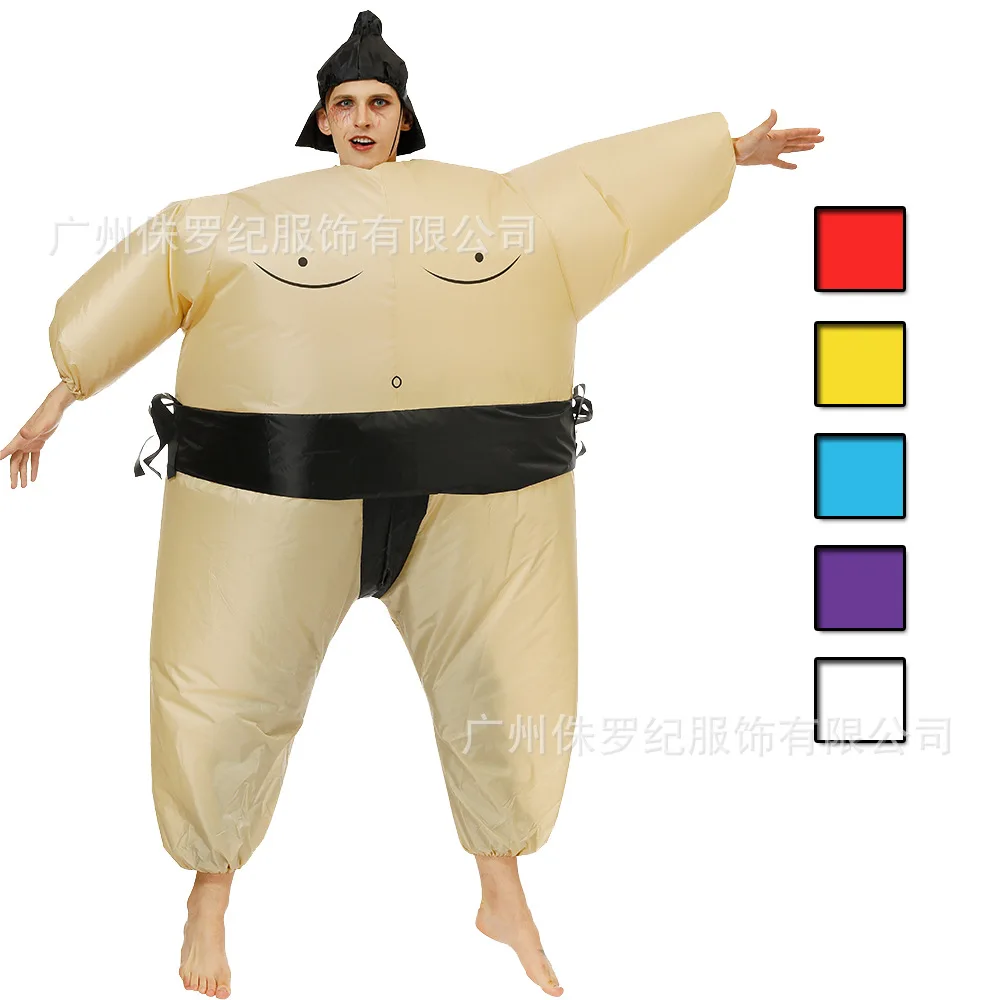 

Inflatable Mascot Costume for Adult and Children Activity Performance Party Funny Fat Man Sumo Cosplay Costume Carnival Party