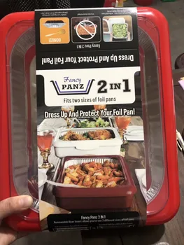 

New 2-in-1 Foil Tray Dress up and Peotect Your Foil Pan Insulation Tray in Stock