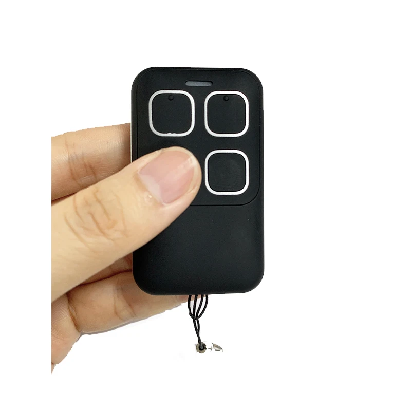 

For 433.92mhz 868.3mhz 330mhz 315mhz Multi-frequency Fixed Code Gate Garage Door Remote Control with Battery Lanyard Remotes