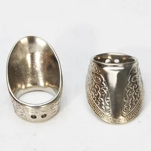 

Copper Thumb Ring Finger Guard Eastern Traditional Archery Bow Protector Gear For Bow Hunting Protector Shooting Equipment