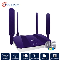 Modem Wifi sans fil 3g/4g Lte, Point d'accès Cpe pour l'extérieur, Gigabit, avec emplacement pour carte Sim 