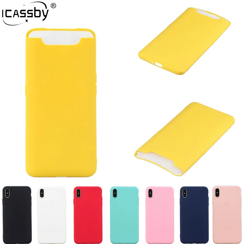 

Rubber TPU Silicone Case For Samsung Galaxy A80 Candy Color Soft TPU Back Cover For Coque Samsung Galaxy A80 A 80 SM-A805F Case