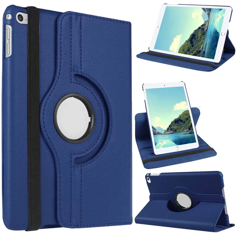 360 Rotating Case Stand Cover For iPad Mini 1 2 3 PU Leather Flip Case Smart Cover Auto Sleep Wake Tablet Case for iPad mini 1 2 3 (3)