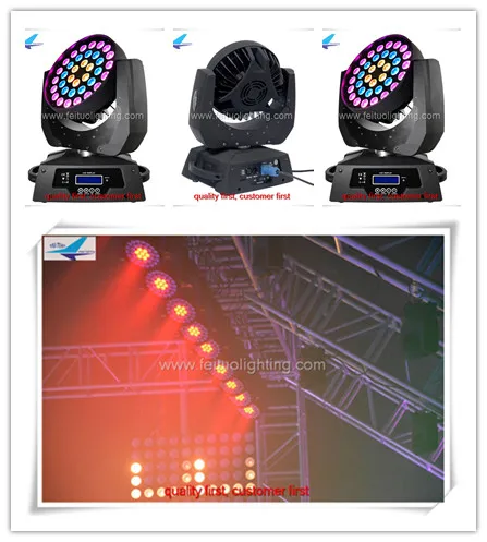 4pcs/lot RGBWA UV 6IN1 LED Lyre Sharpy 36x18W Zoom Moving Head Wash Light DMX512 Circle Color Change DJ Party Stage | Лампы и