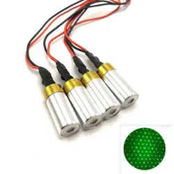 4pcs Estrela 10mw 532nm Módulo Verde Do Laser de Diodo Laser Tubo Do Laser Luz para Stage Party
