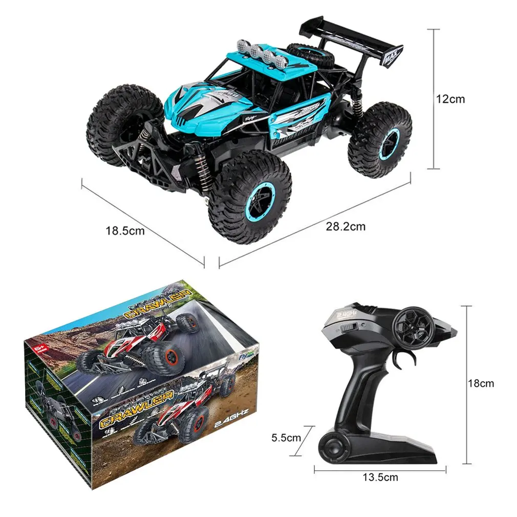 2,4 ГГц 1:16 РАДИОУПРАВЛЯЕМАЯ машина 2WD альпинистский велосипед внедорожный привод большой ножной пульт дистанционного управления машины транспортные средства игрушки для детей