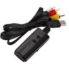 

1080P HD HDMI-compatible Male to Female RCA AV Video Audio Converter Cable Cord Adapter