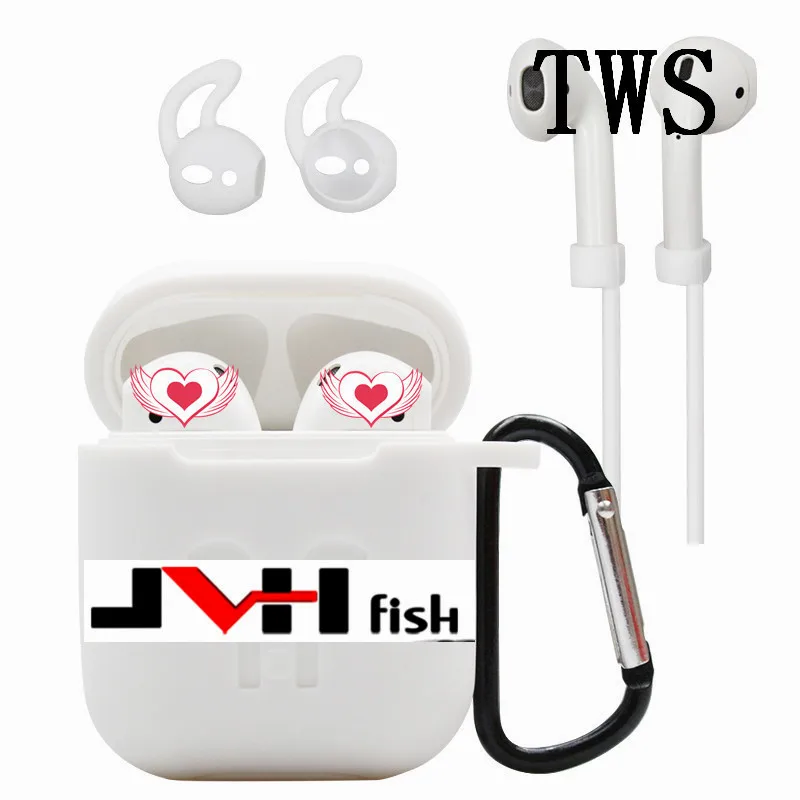 tws n white Оригинальные tws реплики в ухо dedection bluetooth наушники 1:1 air 2 беспроводные наушники fone sem fio pk i200 i900 tws i500 tws - Цвет: tws n white
