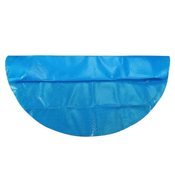 

Hot Swimming Pool Cover Dust Rainproof Pool Cover Blue Round Tarpaulin Durable For Family Garden Pools Swimming Pool Accessories