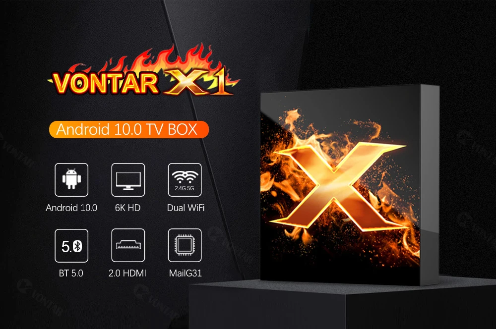 Android Tv Box 4k Vontar X1 - Frete Gratis