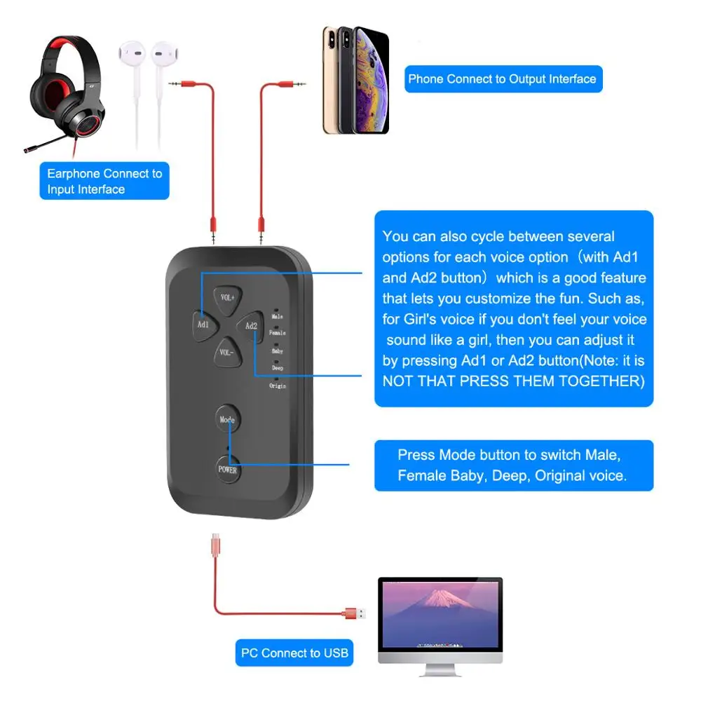 xbox one to pc voice changer