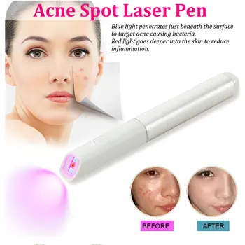 

Blue Red Light Therapy Acne Laser Pen Beauty skin care Facial skin tightening pores shrinking anti-wrinkle Beauty Instrument