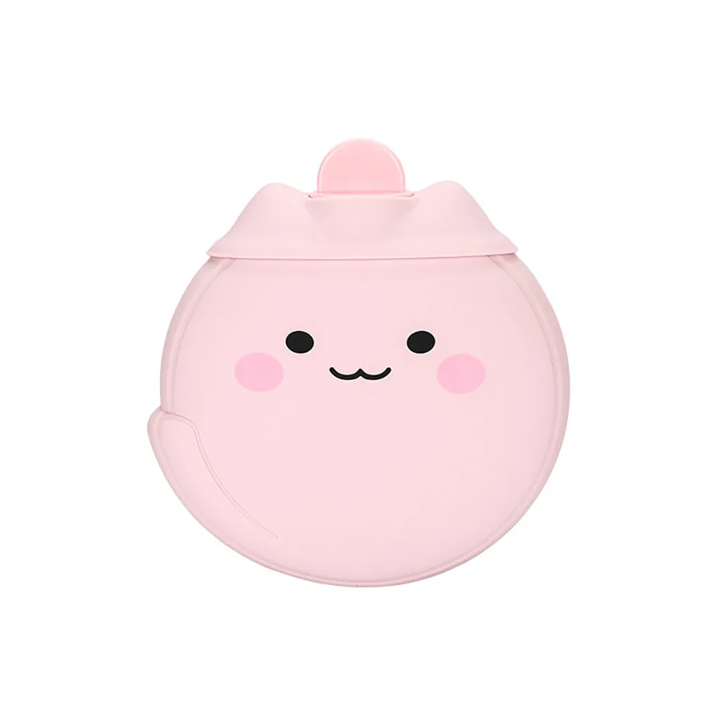 PK 450ml Silicone Convenient Microwave Heating Leakproof Water Heating Handbag Portable Winter Warm Mini Hot Water Bottles F111 - Цвет: PK
