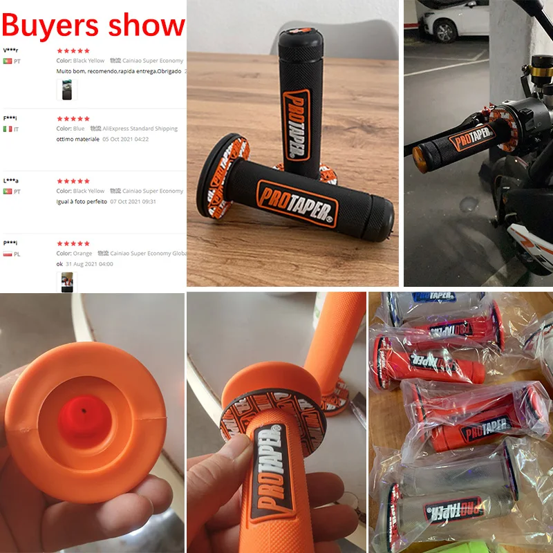 Motorcycle Handle Grips Motocross Protaper Grip Handlebar DIRT PIT BIKE 7/8