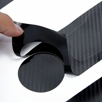 

For BMW 5-Series E60 2003-2010 Car Stickers Interior Decal Trim Carbon fiber black Scraper Parts Decoration Accessories