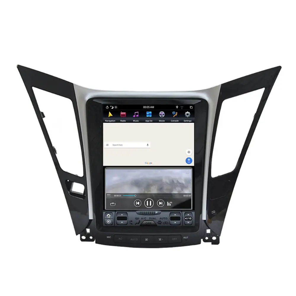 Android 9,0 Tesla вертикальный экран Автомобильный плеер gps навигация для hyundai Sonata 8 2012- аудио dvd-плеер 1920*1080