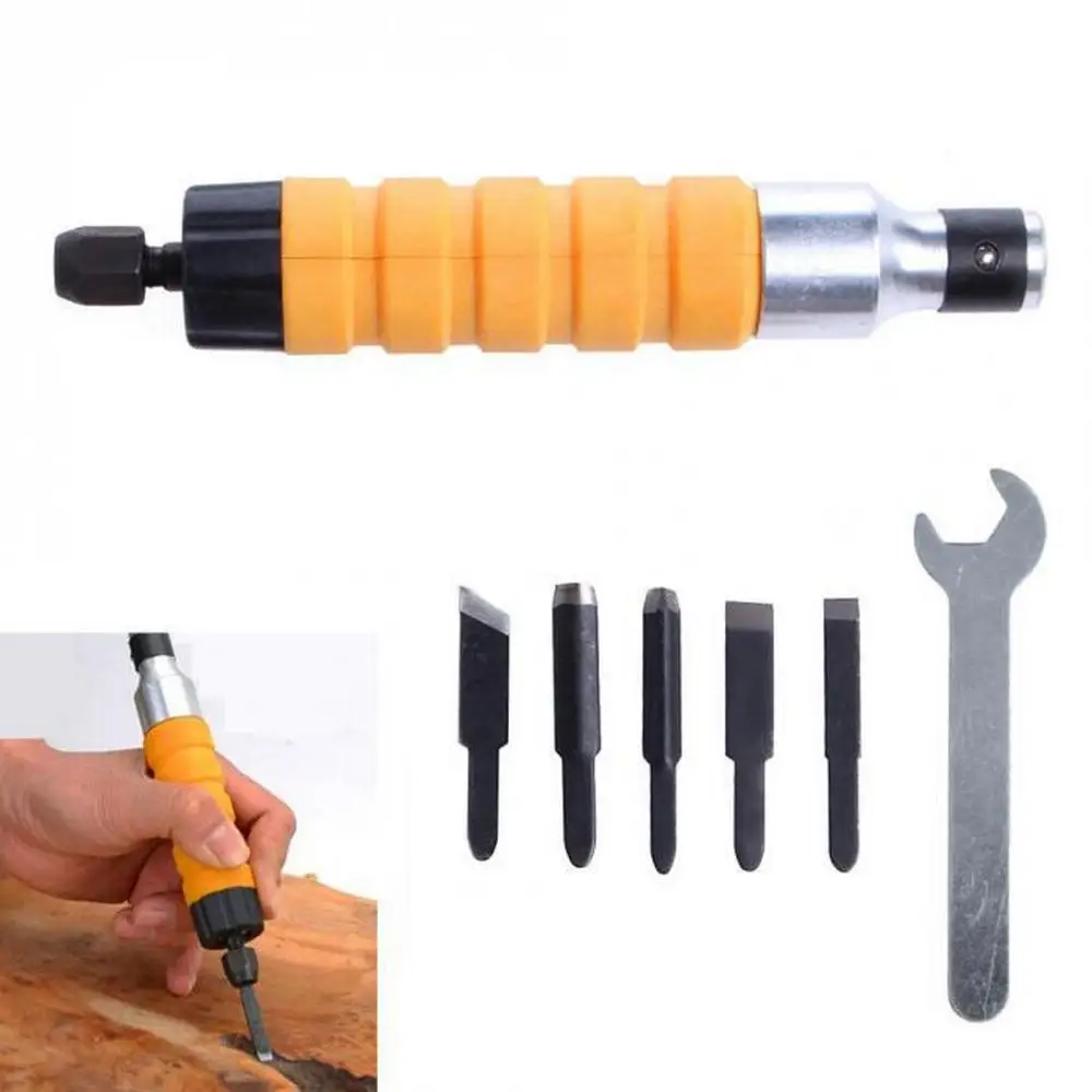 Electric Woodworking Carving Knife Tool Furniture Antique Potted Plants Figures Carving Handle Wood Knife Table Grinding