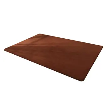 

Thickened solid color pattern coral velvet rug modern home living room bedroom bedside tatami crawling mat