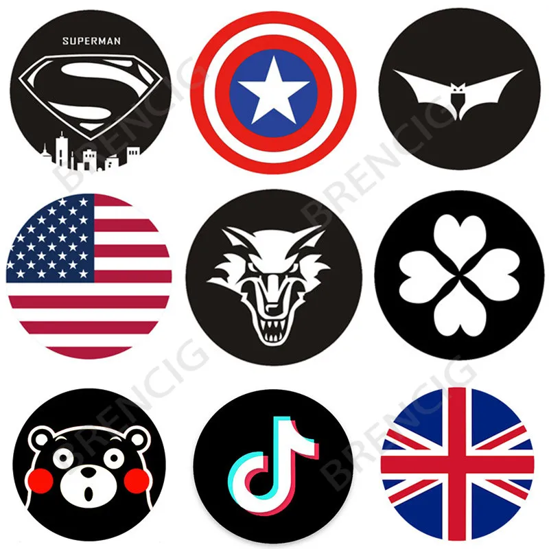 

Round Sheet Metal Stick for Magnetic Mobile Phone Holder For Car Metal Sicker Stand holder For iphone samsung 40x0.3mm socket